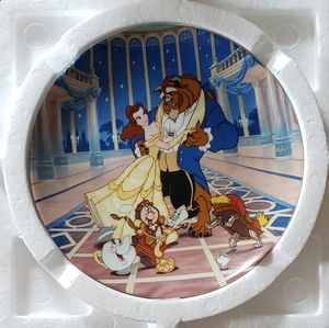 Disney Beauty and the Beast commemorative plate